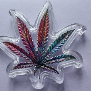 Multicolor Leaf Custom Made 999 Fine Silver 1.5grams.